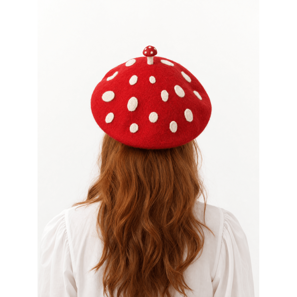 Mushroom beret - Kimono Dave