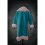 Muted Cotton Candy Mongolian Coat - Kimono Dave