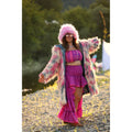 Muted Shag Yeti Coat - Kimono Dave
