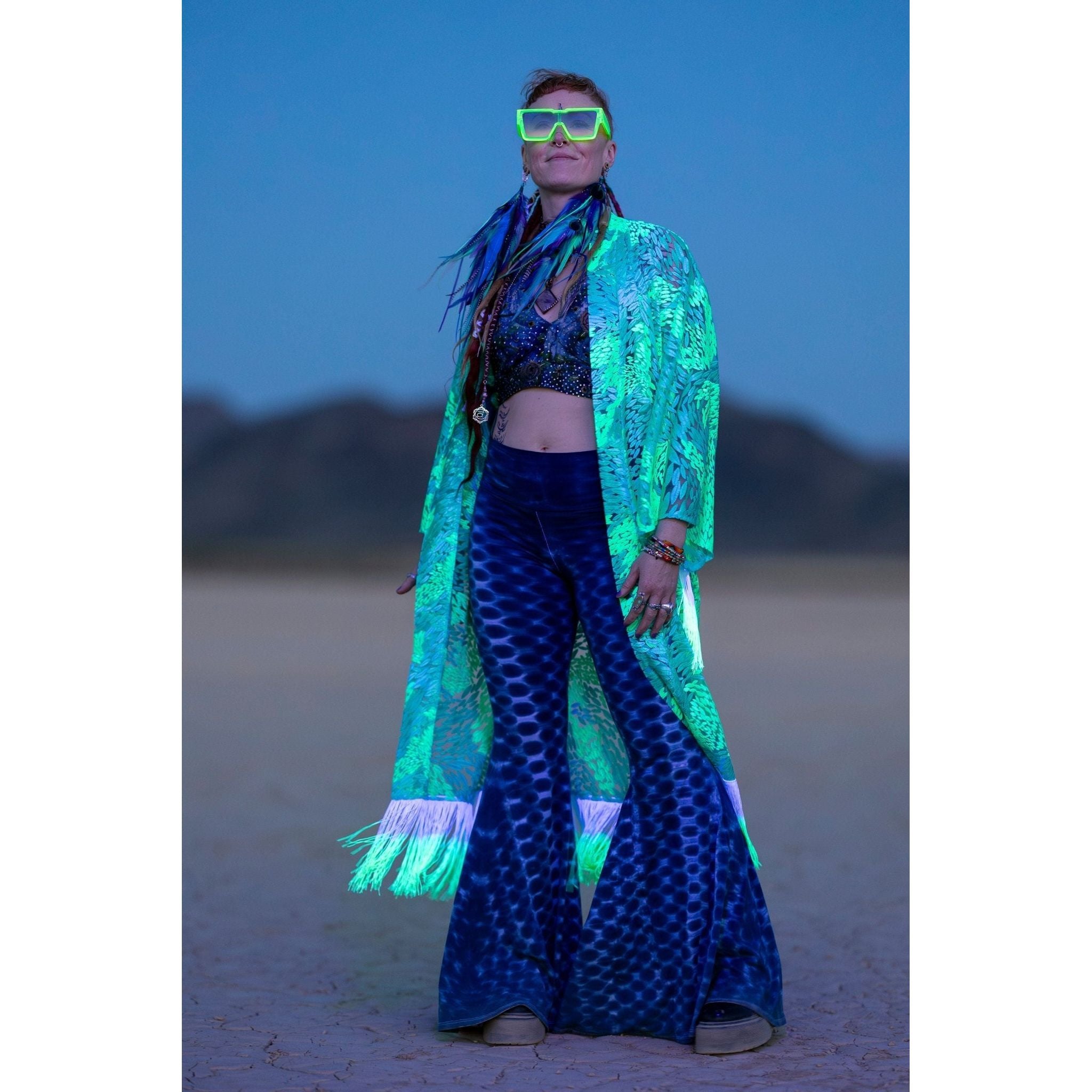 Neon Flair Kimono - Kimono Dave