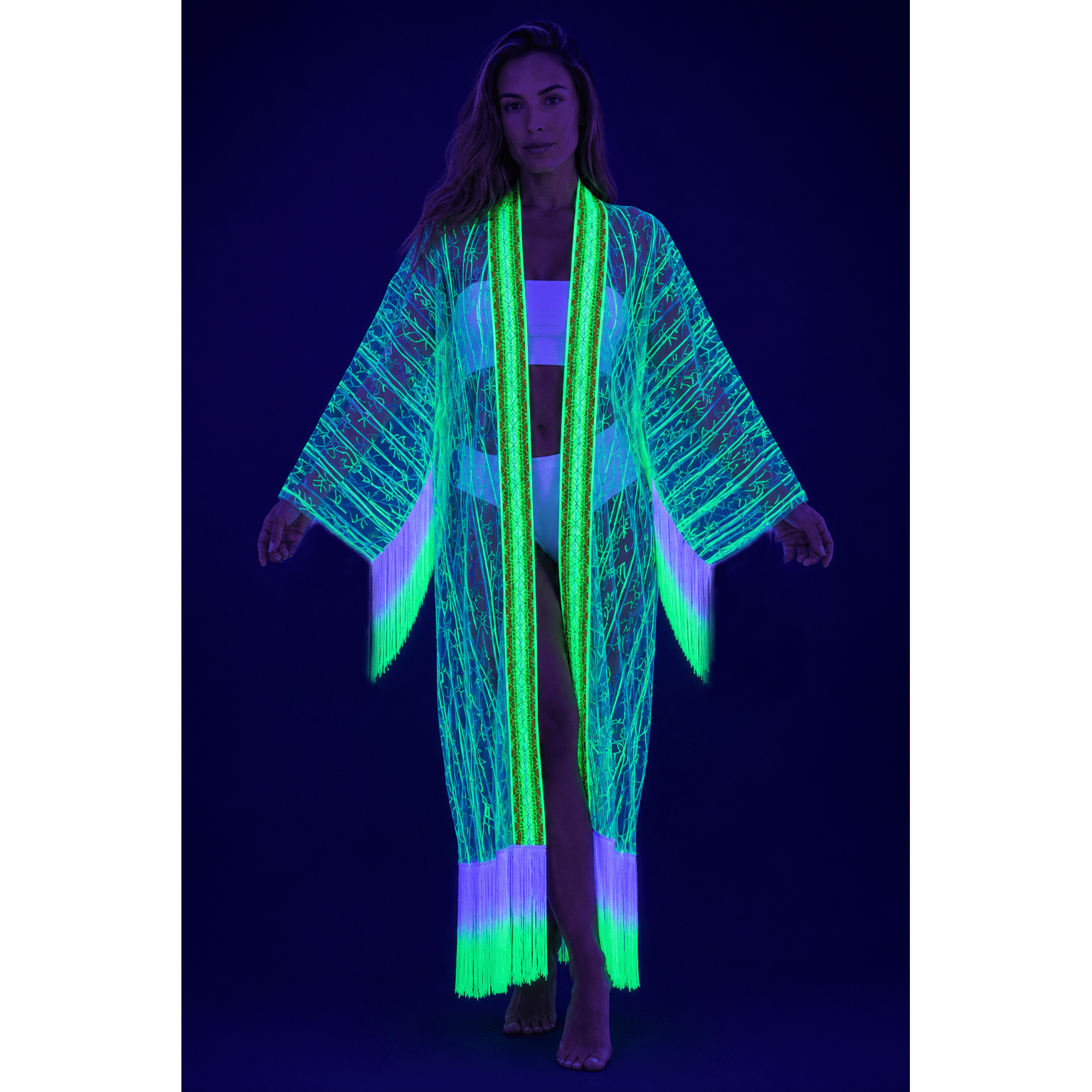 Neon Flair Kimono- NOW IN STOCK! - Kimono Dave