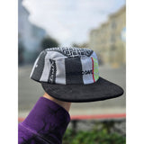 Neon Stripes 5 Panel Hat - Kimono Dave