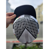 Neon Stripes 5 Panel Hat - Kimono Dave