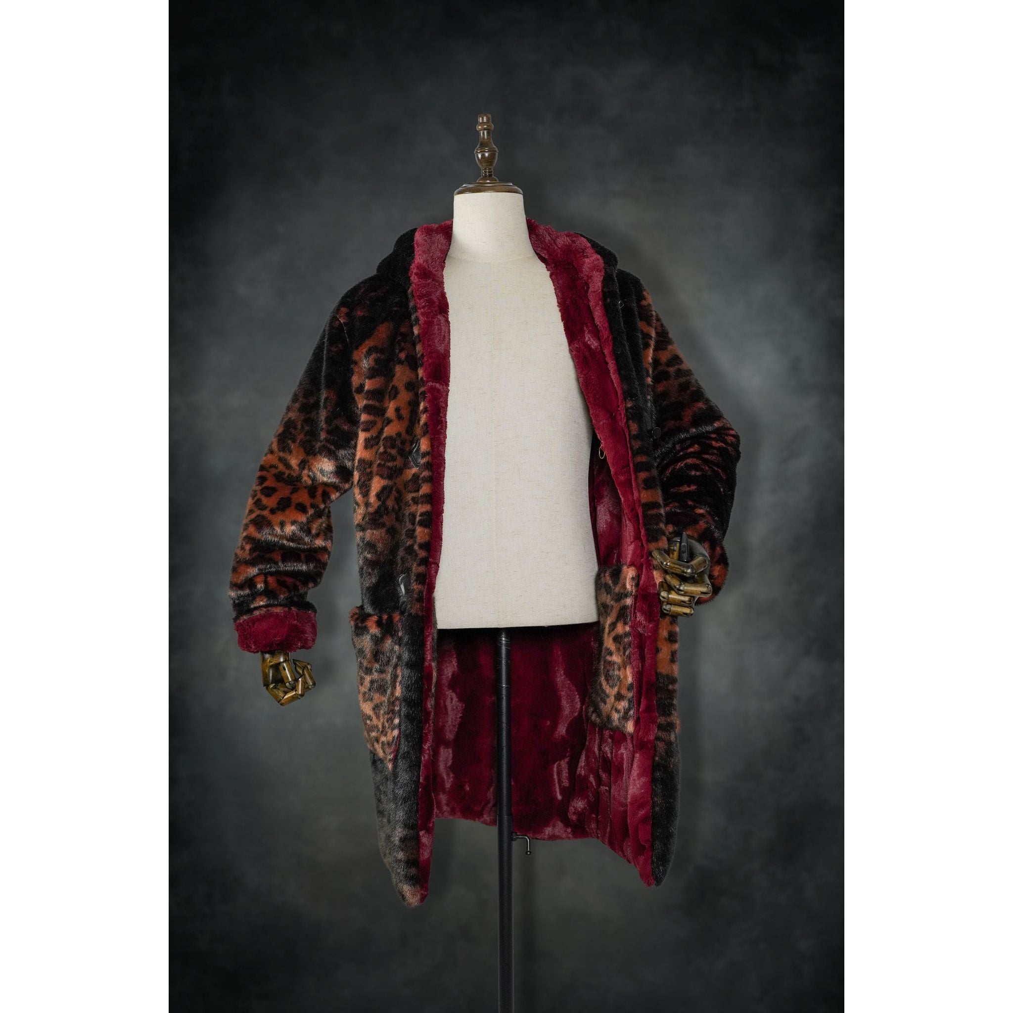 Night Cat Yeti Coat - Kimono Dave