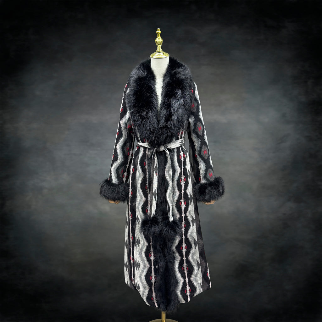 Obsidian Dreamer's Coat - Kimono Dave