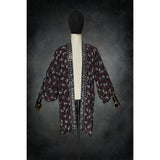 Obsidian Tiger Woven Kimono - Kimono Dave