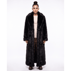 Outlaw Long Coat - Black Bear - Kimono Dave