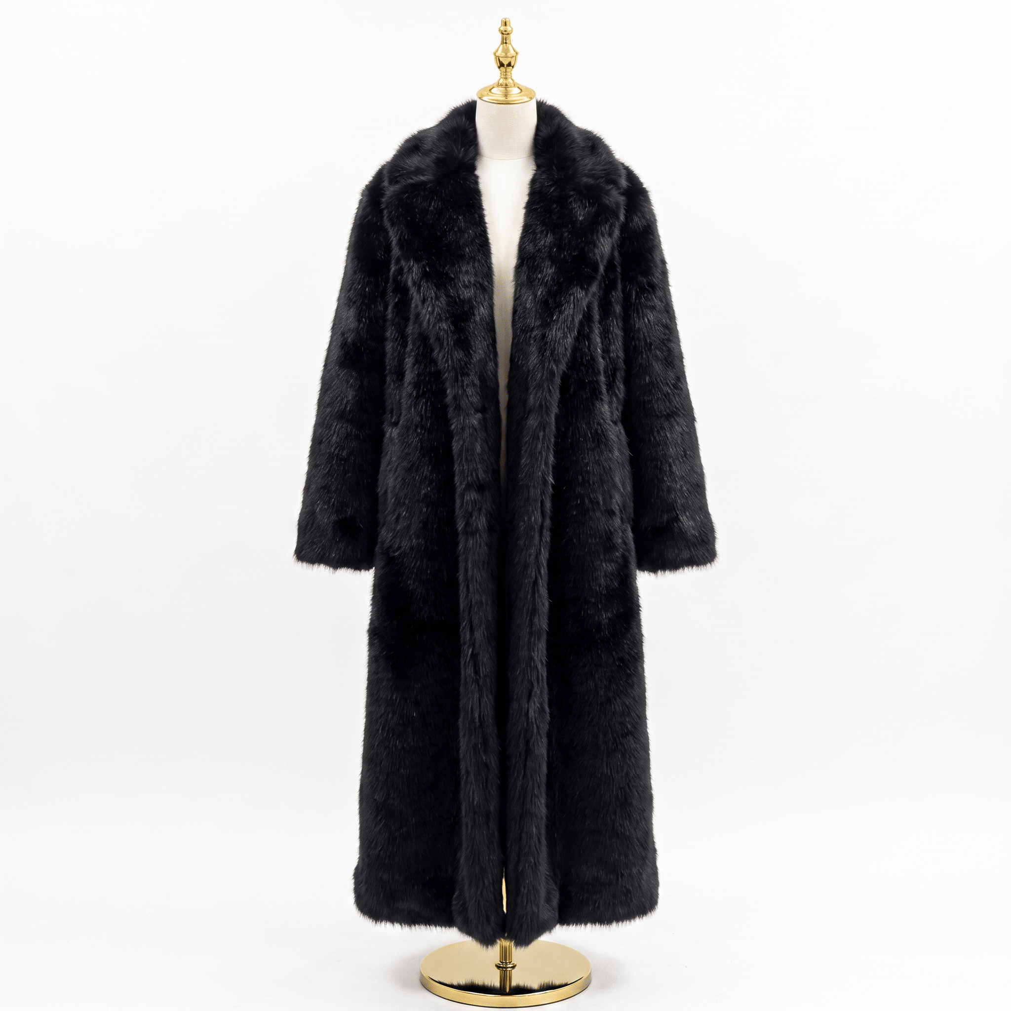 Outlaw Long Coat - Black Bear - Kimono Dave