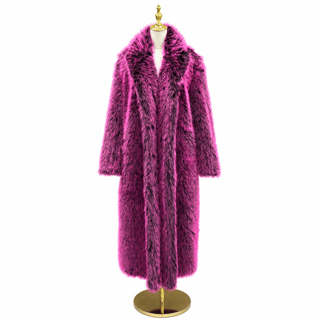 Outlaw Long Coat - Hot Pink - Kimono Dave