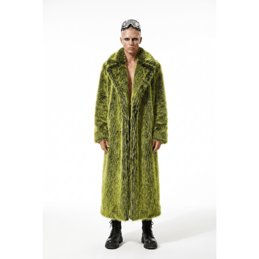 Outlaw Long Coat - Lichen - Kimono Dave
