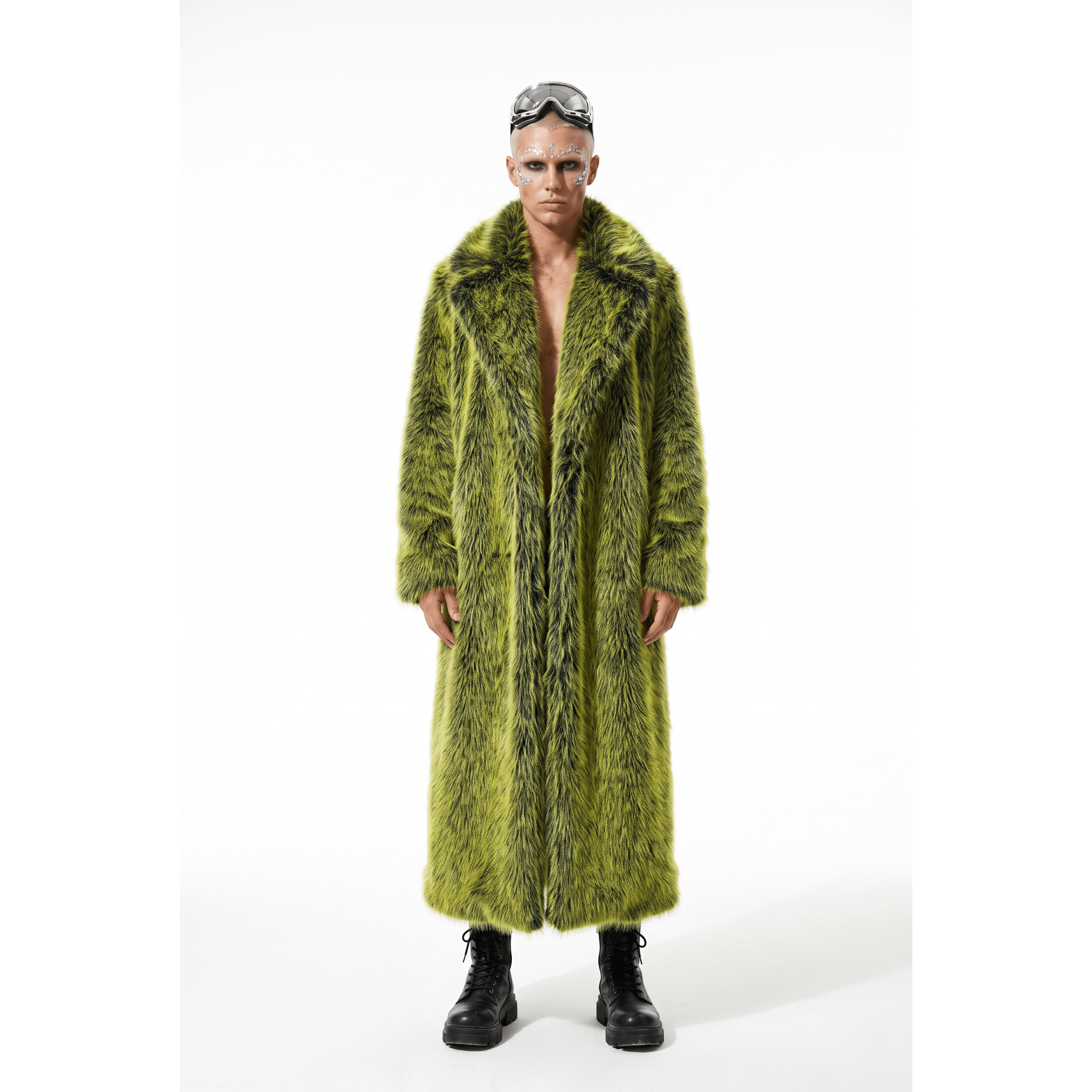 Outlaw Long Coat - Lichen - Kimono Dave