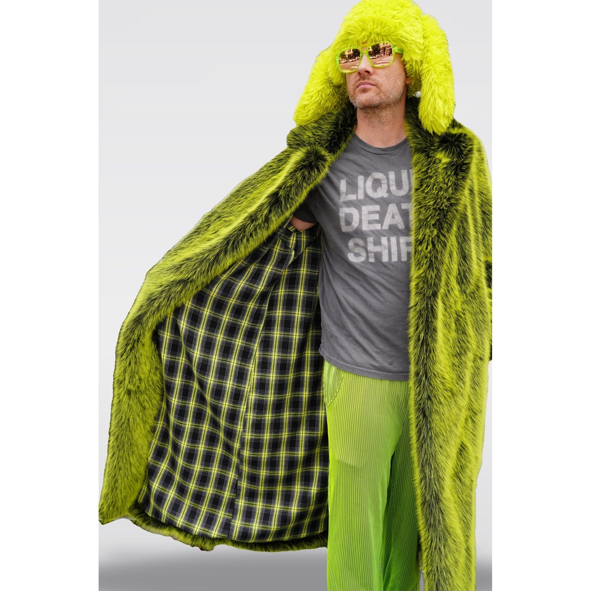 Outlaw Long Coat - Lichen - Kimono Dave