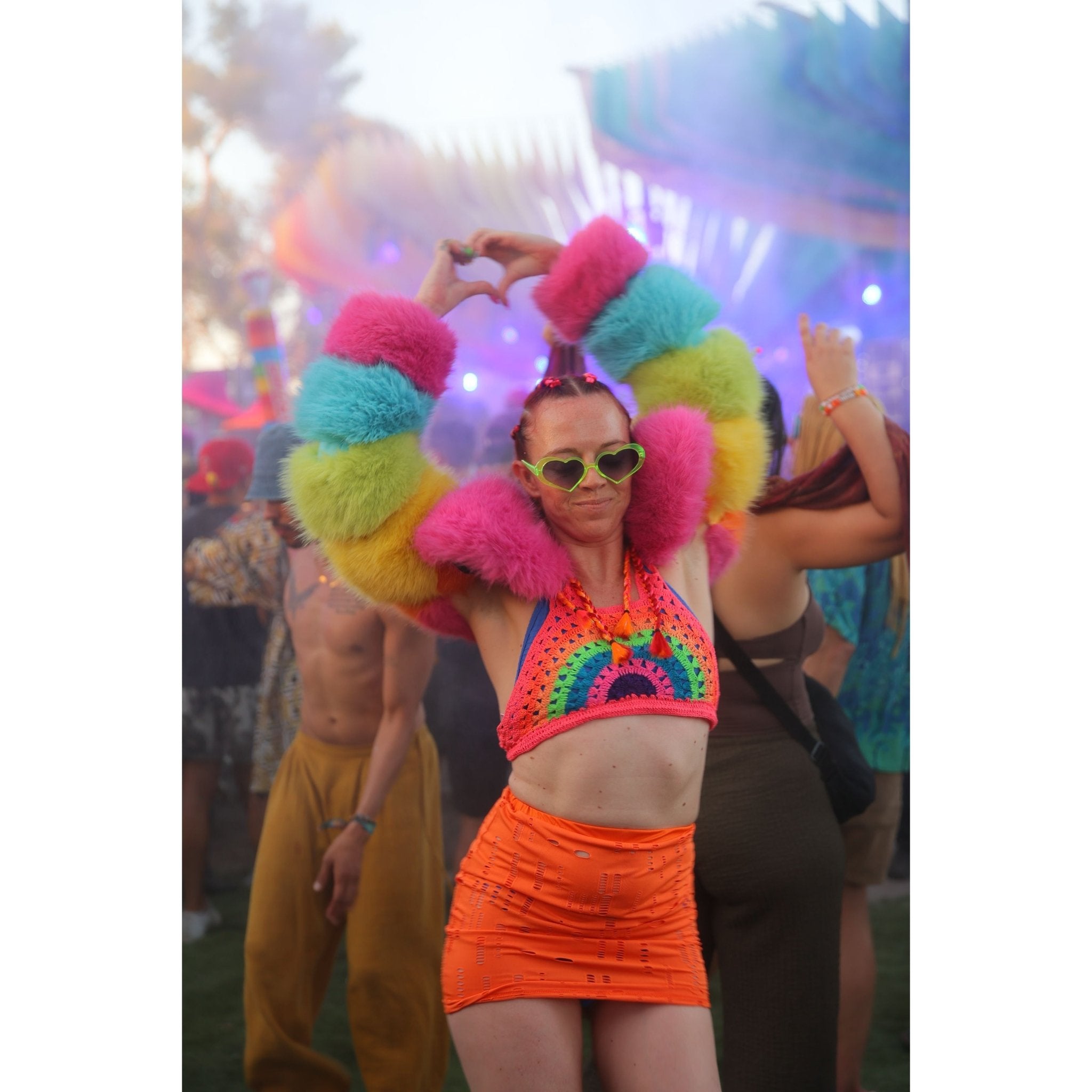 Rainbow Shrug - Kimono Dave