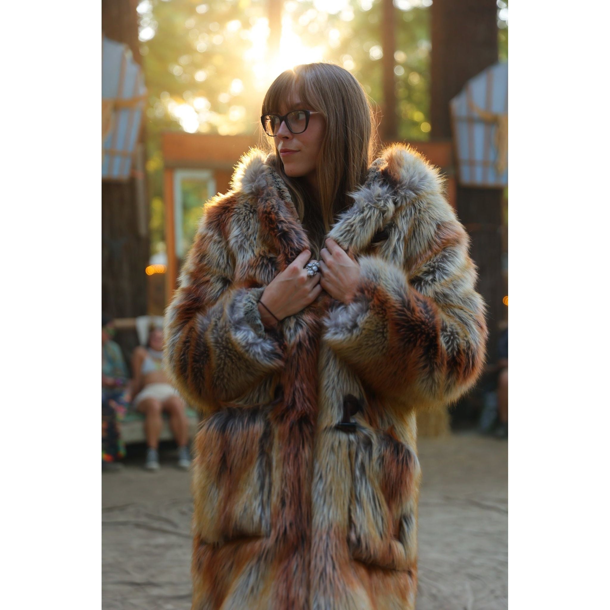 Red Fox Yeti Coat - Kimono Dave