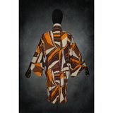 Retro Sandstone Stretch Knit Kimono - Kimono Dave