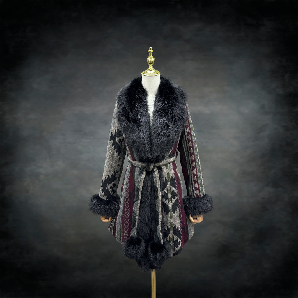Sable Mid - length Dreamer's Coat - Kimono Dave