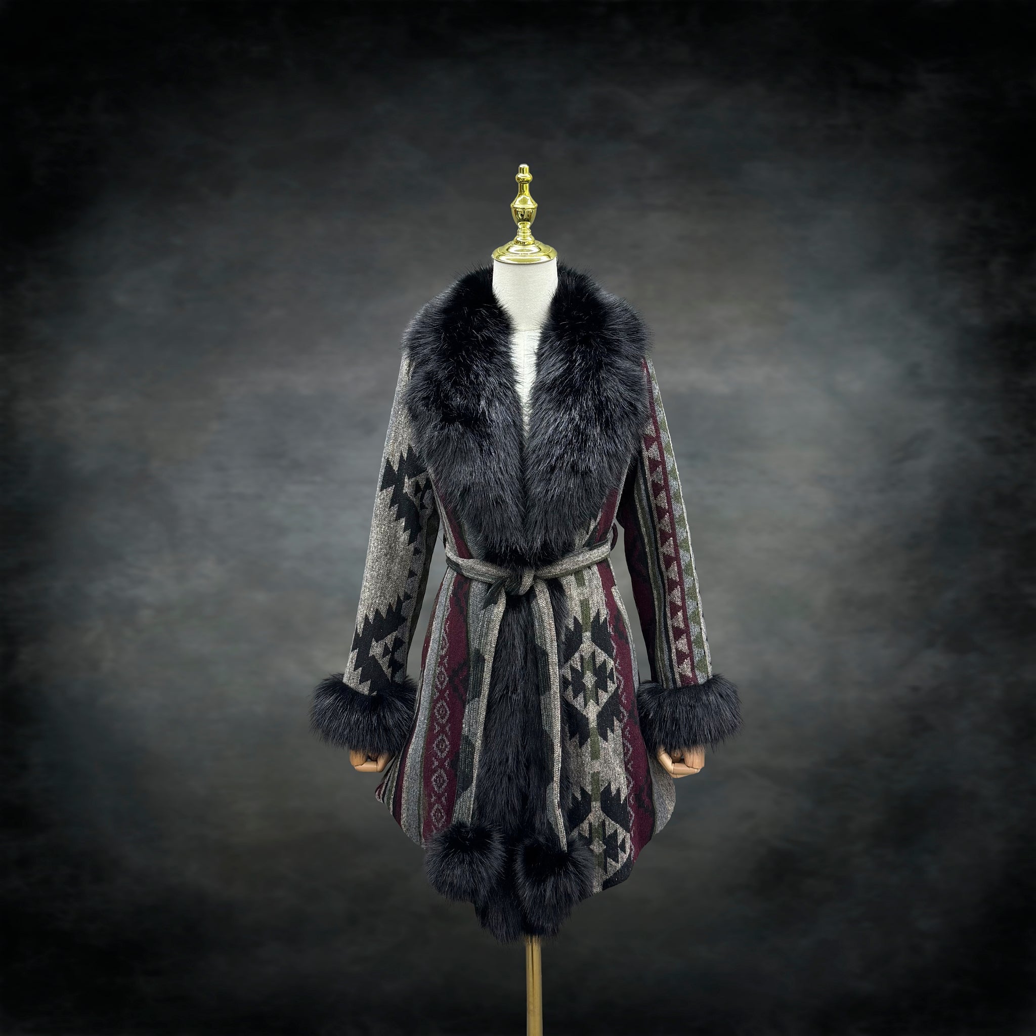 Sable Mid - length Dreamer's Coat - Kimono Dave