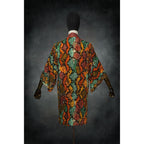 Savanna Serpent Stretch Knit Kimono - Kimono Dave