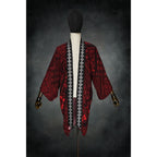 Scarlet Renegade Stretch Knit Kimono - Kimono Dave