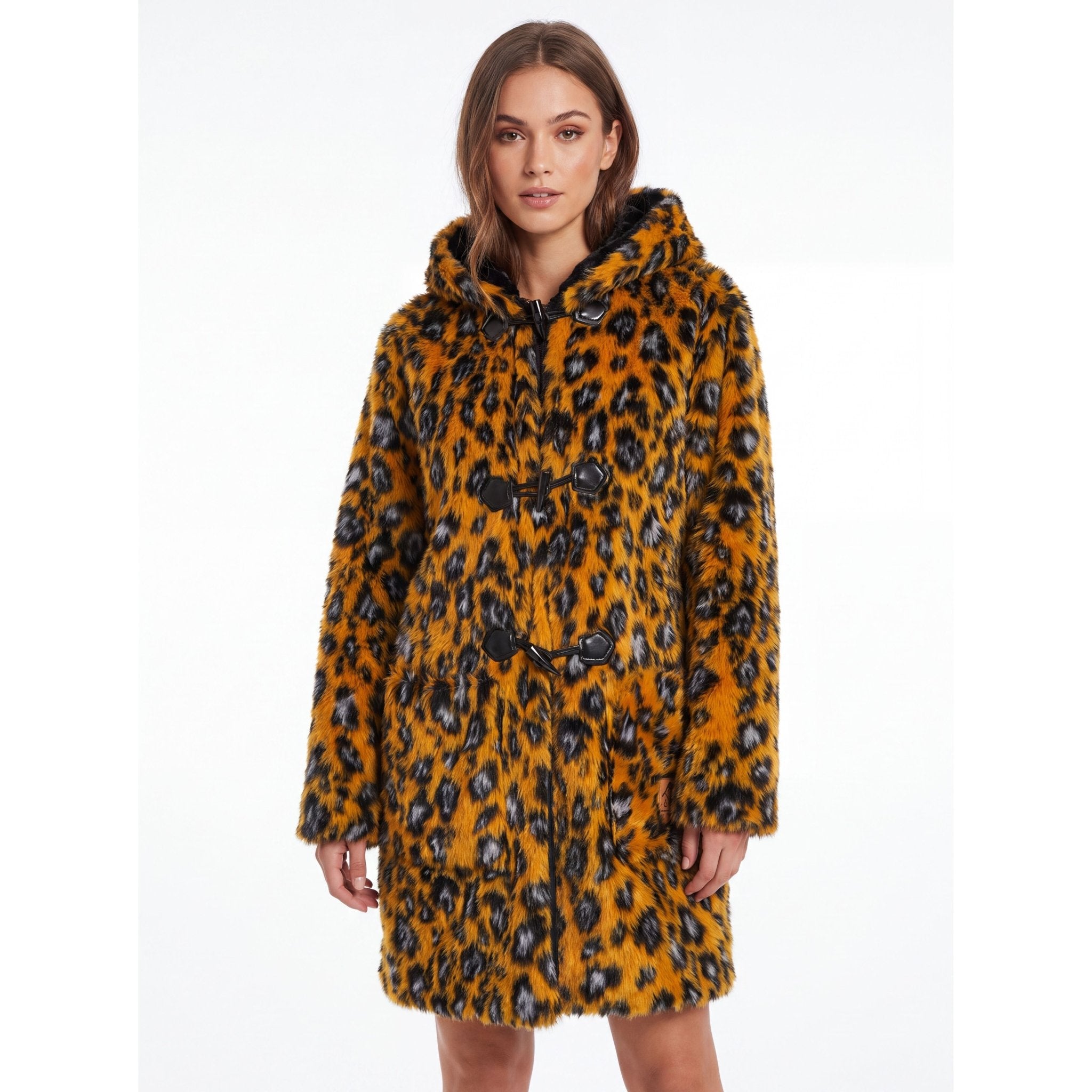 Spotted Lynx Yeti Coat - Kimono Dave