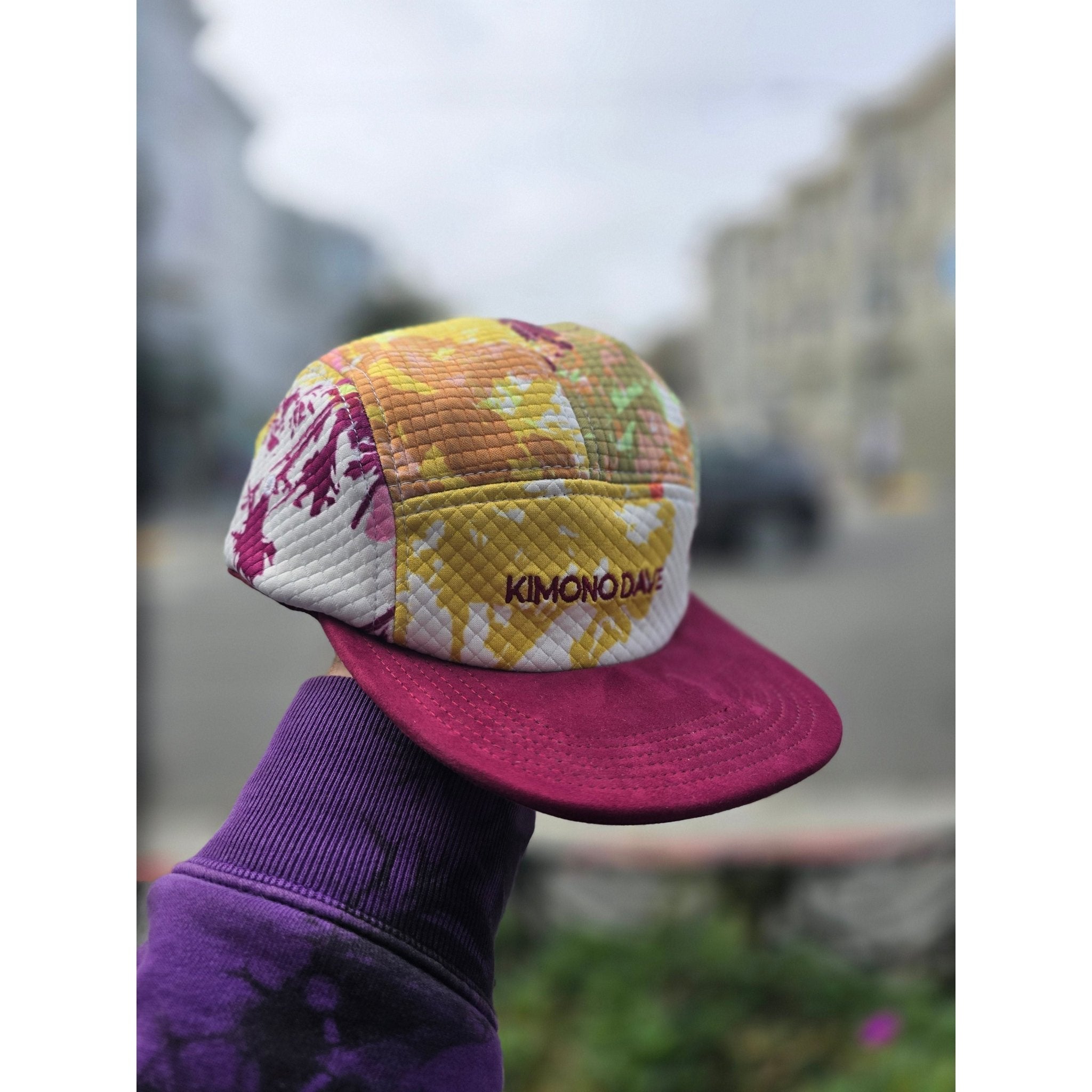 Watercolor 5 Panel Hat - Kimono Dave