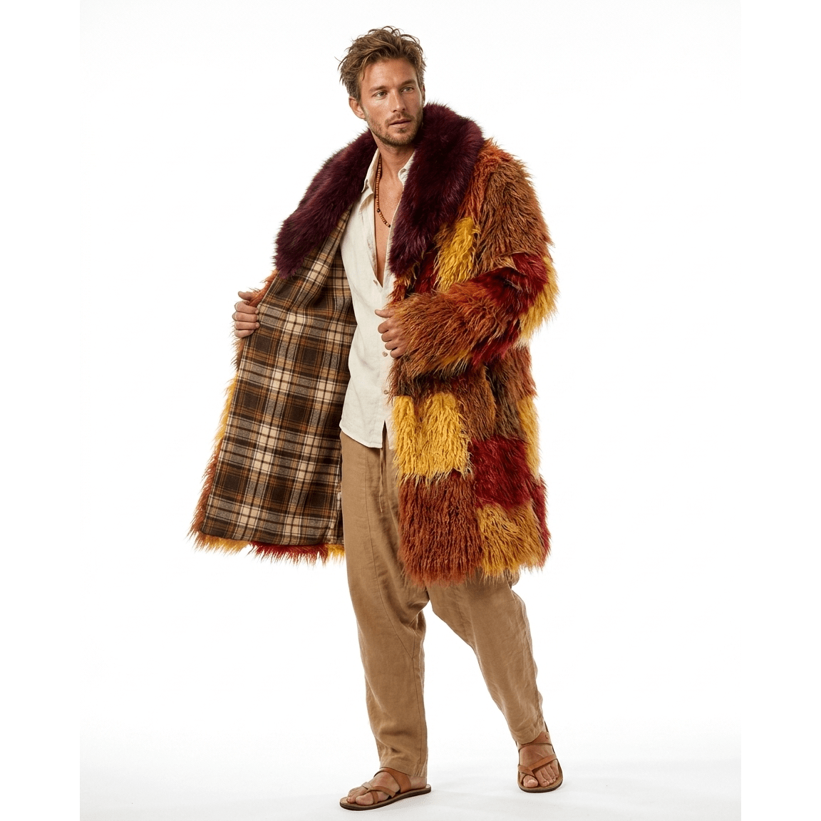 Wayfarer Coat- Gilded - Kimono Dave