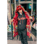 Festival Ghillie Yeti Coat - Kimono Dave