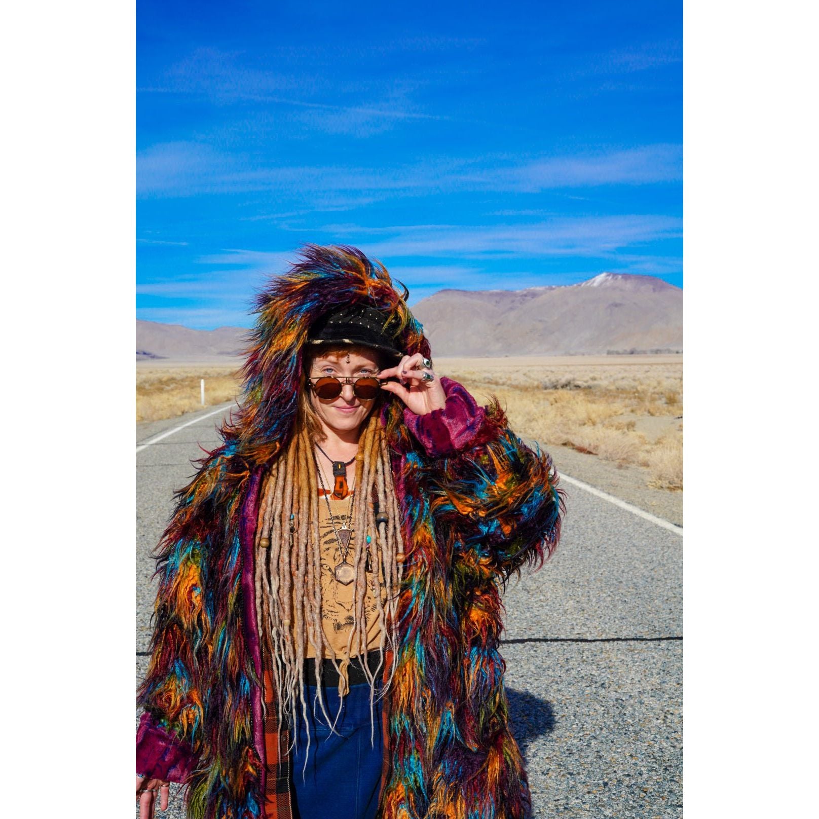 Festival Ghillie Yeti Coat - Kimono Dave