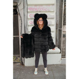 Long Zip-off Black Coat (Pre-order) - Kimono Dave