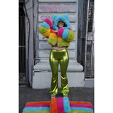 Long Zip-off Rainbow Coat (Pre-order) - Kimono Dave