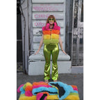 Long Zip-off Rainbow Coat (Pre-order) - Kimono Dave