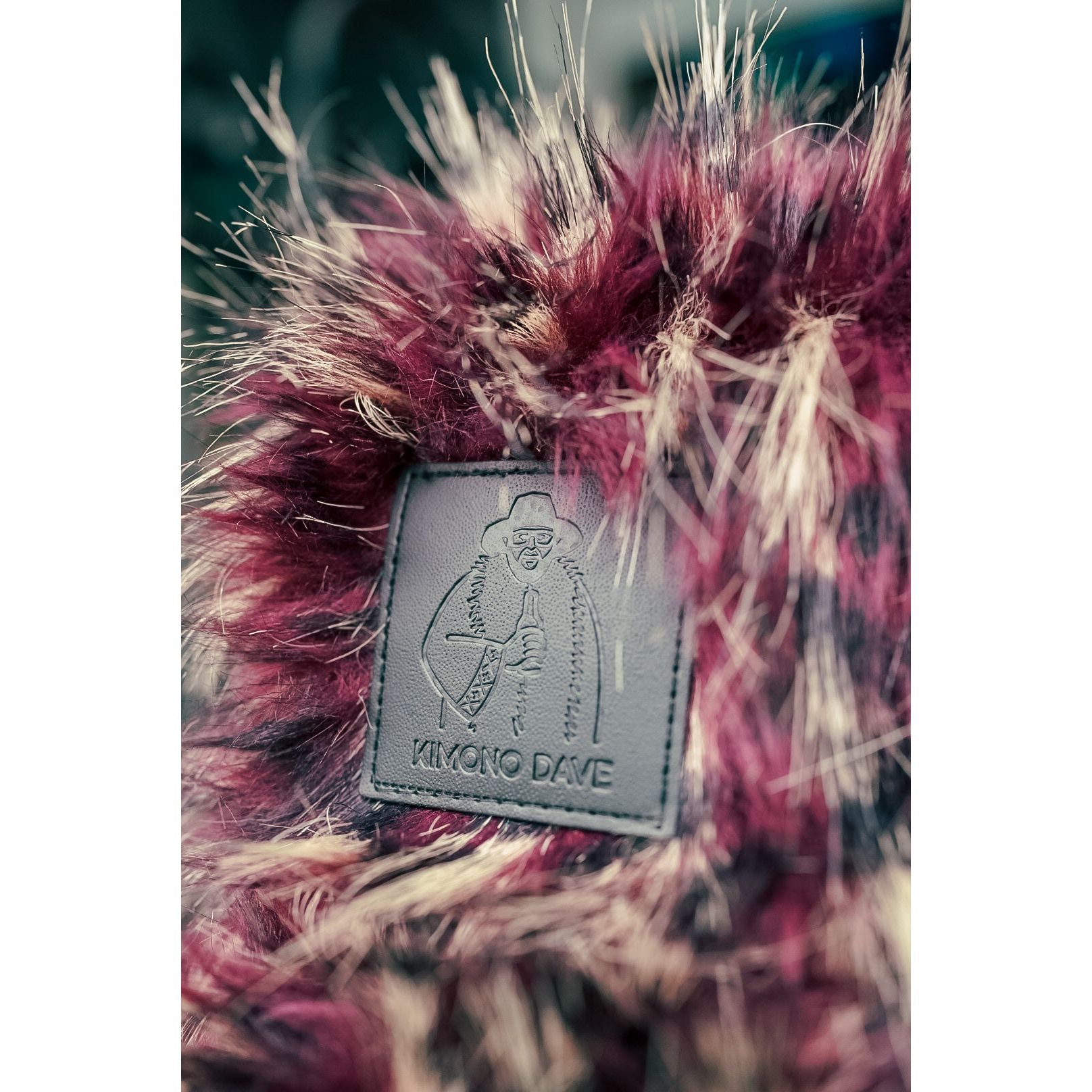 Maroon Cheetah Yeti Bucket - Kimono Dave