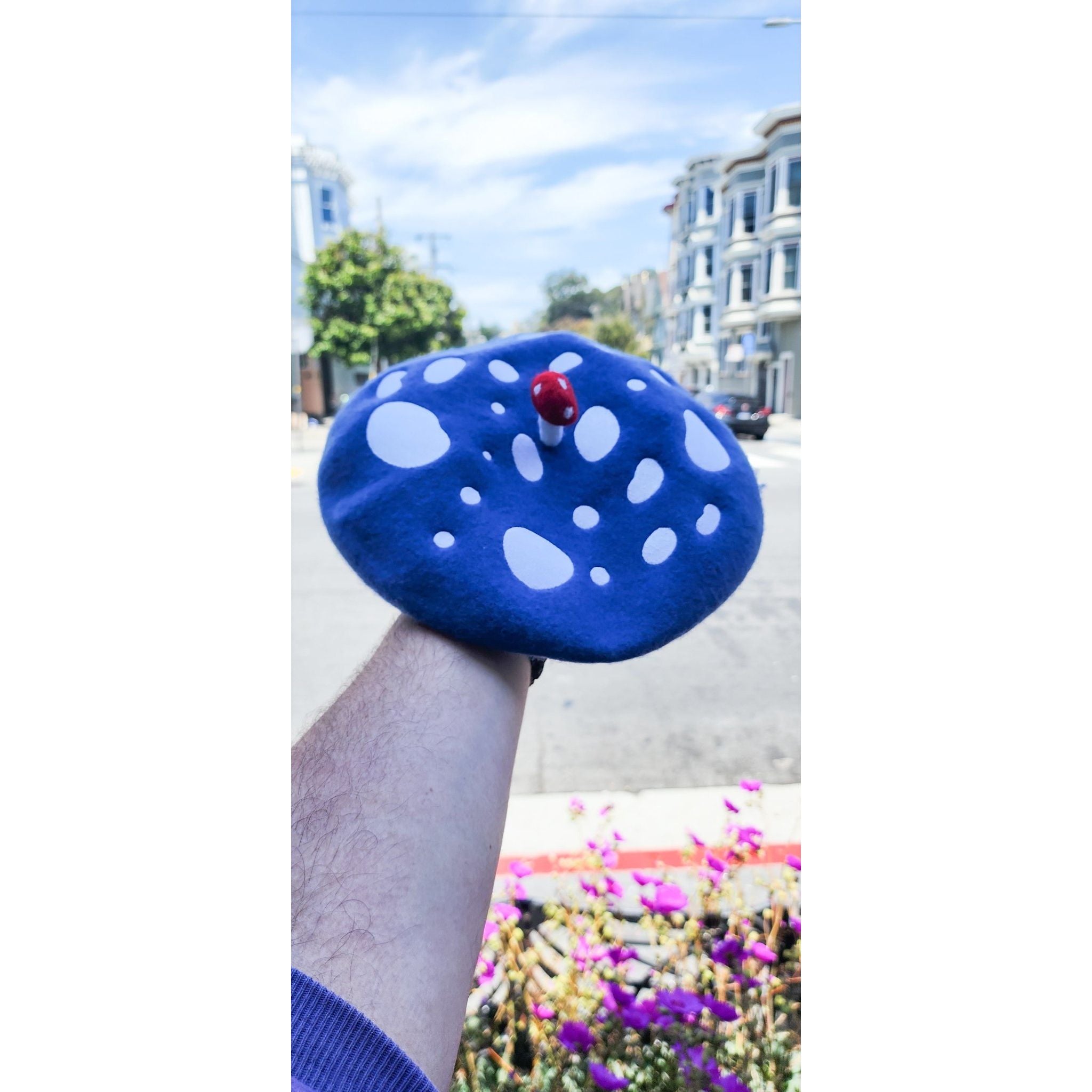 Mushroom beret - Kimono Dave